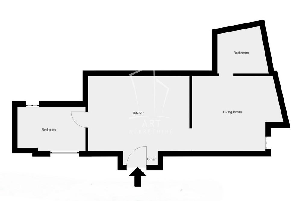 Stan na prodaju u Beogradu, Stari grad, dvosoban, 37m2, cena 180000 evra