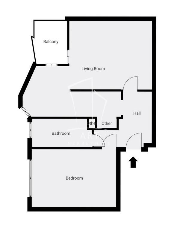 Stan na prodaju u Beogradu, Vračar, dvosoban, 59m2, cena 250000 evra