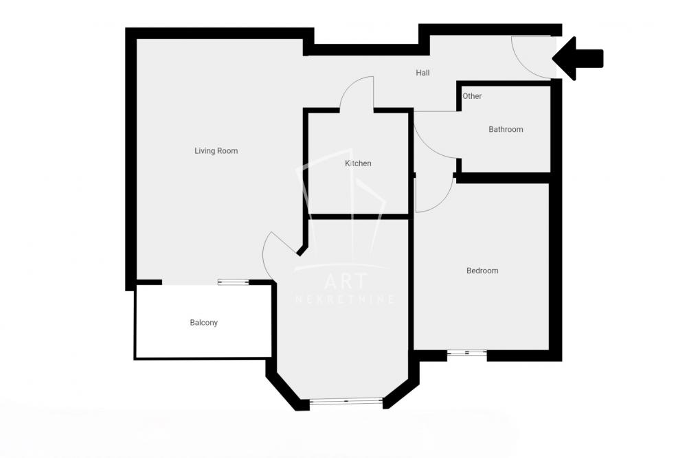 Stan na prodaju u Beogradu, Novi Beograd blok 11C (Stari Merkator), trosoban, 61m2, cena 275000 evra