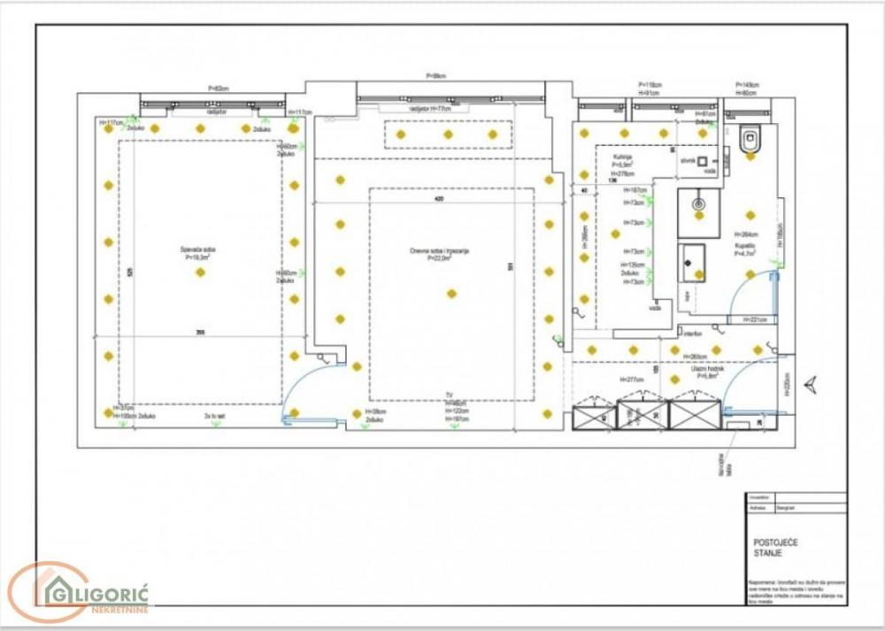 Stan na prodaju u Beogradu, Beograd (Skupština), dvosoban, 60m2, cena 320000 evra