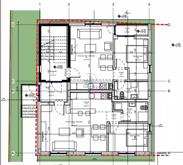 Stan na prodaju u Beogradu, Kotež, jednoiposoban, 45m2, cena 114975 evra
