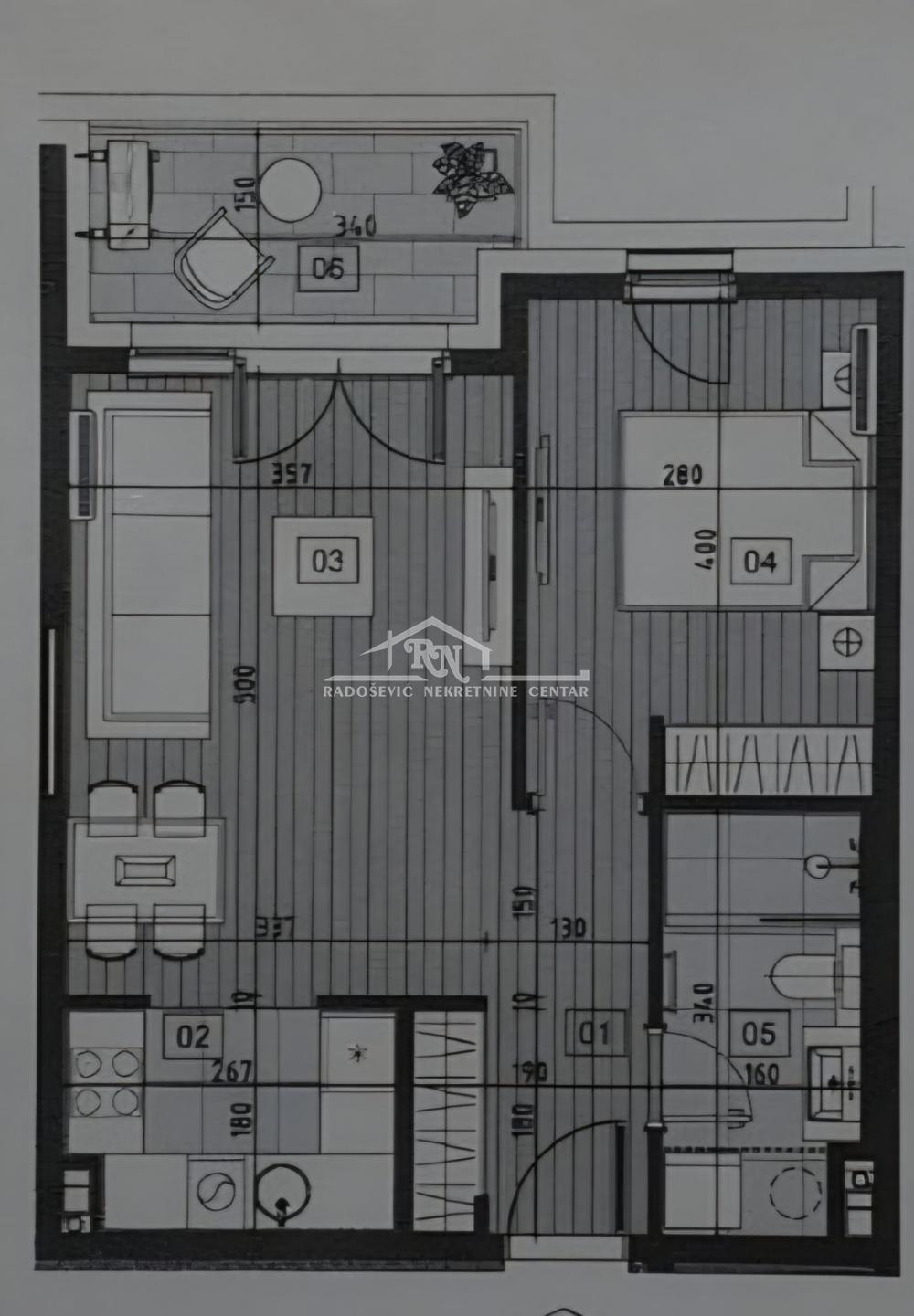 Stan na prodaju u Beogradu, Pašino brdo, dvosoban, 48m2, cena 231000 evra
