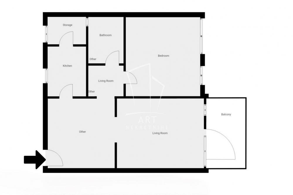 Stan na prodaju u Beogradu, Novi Beograd, dvosoban, 59m2, cena 238000 evra