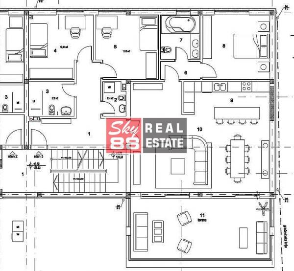 Stan na prodaju u Beogradu, Senjak, cetvorosoban, 150m2, cena 1200000 evra