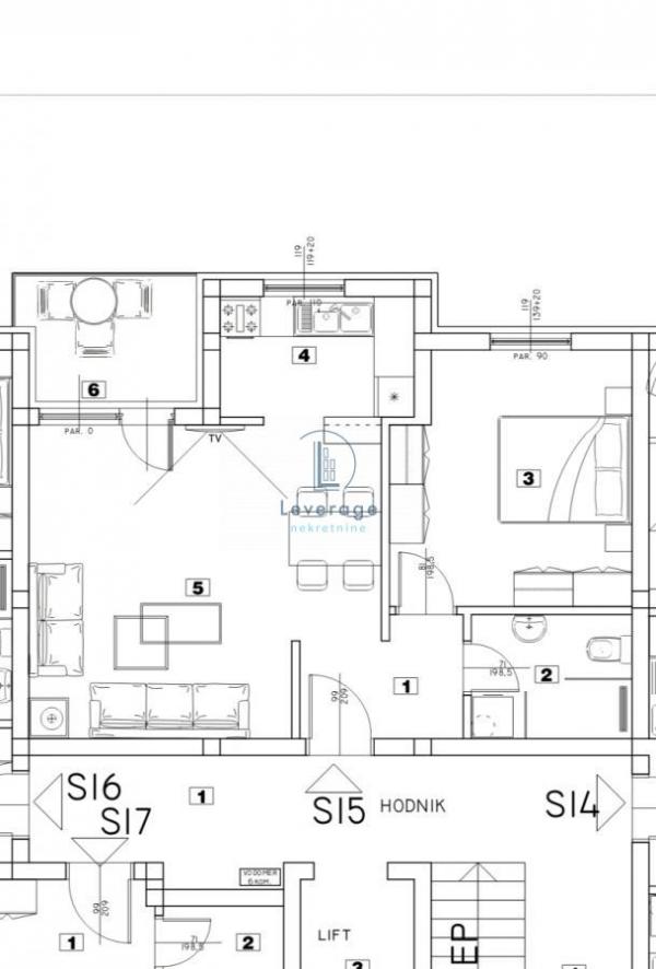 Stan na prodaju u Beogradu, jednoiposoban, 53m2, cena 68949 evra