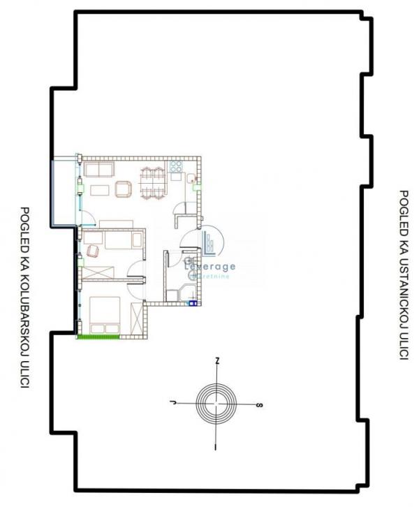 Stan na prodaju u Beogradu, Voždovac, dvoiposoban, 47m2, cena 161874 evra