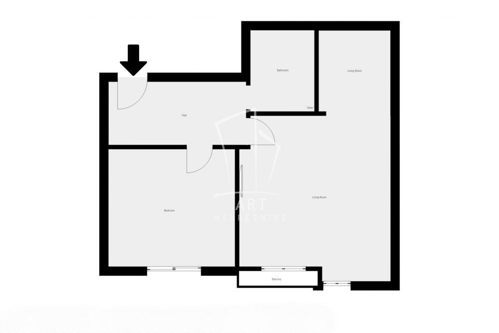 Stan na prodaju u Beogradu, Voždovac, jednoiposoban, 44m2, cena 135000 evra