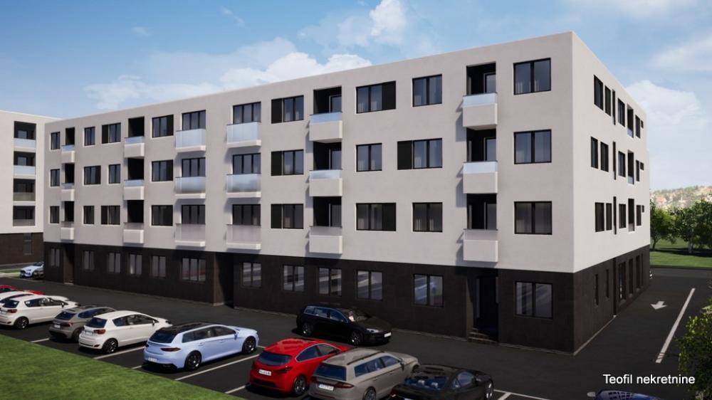 Stan na prodaju u Beogradu, Ledine, jednoiposoban, 34m2, cena 88600 evra