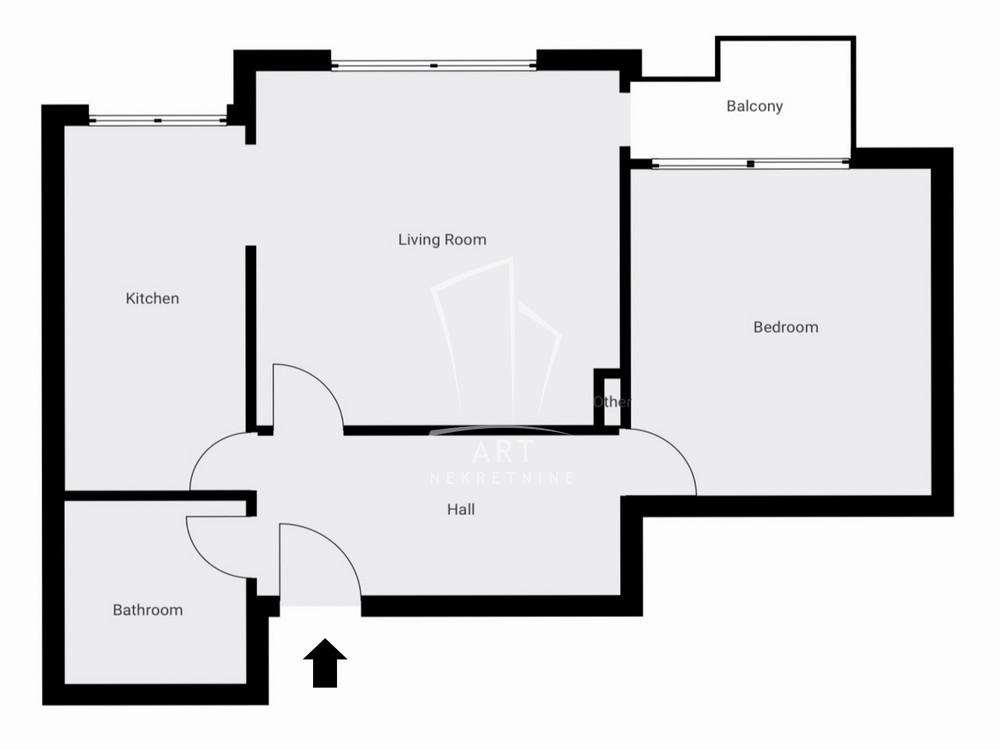 Stan na prodaju u Beogradu, Palilula, dvosoban, 49m2, cena 121000 evra