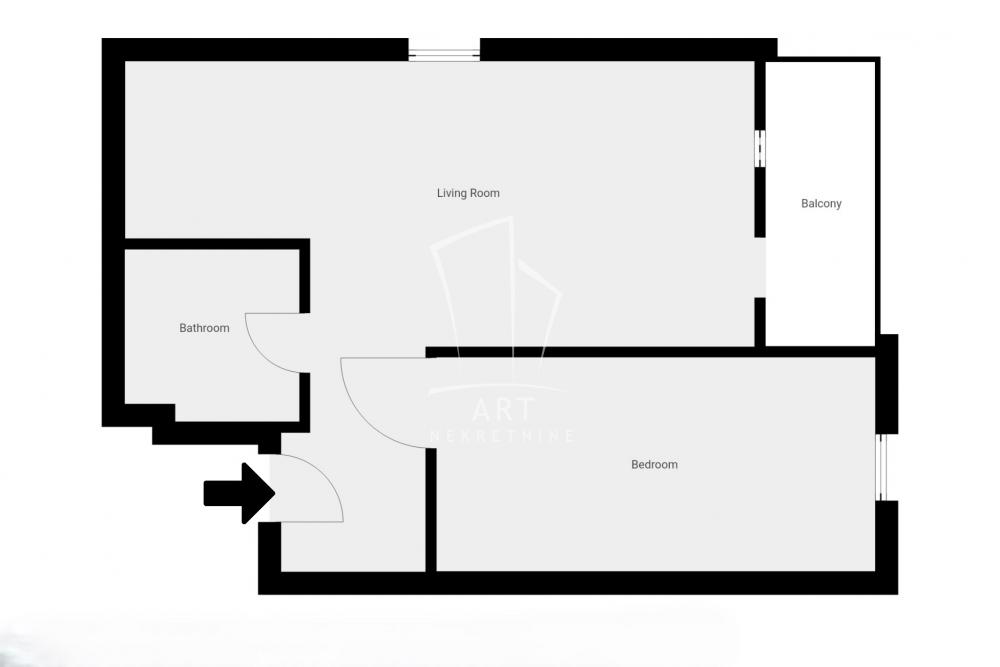 Stan na prodaju u Beogradu, Zvezdara, dvosoban, 40m2, cena 123000 evra