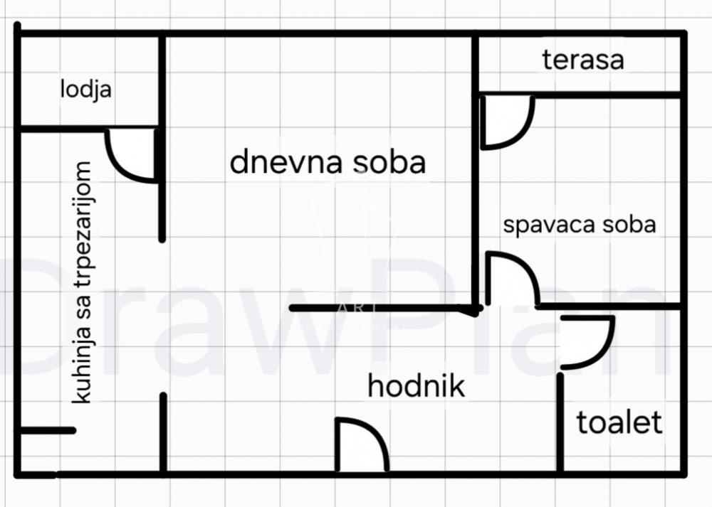 Stan na prodaju u Beogradu, Konjarnik, dvosoban, 62m2, cena 192200 evra