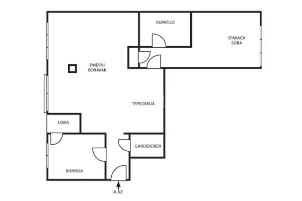 Stan na prodaju u Beogradu, Vračar (Hram), dvosoban, 70m2, cena 388000 evra