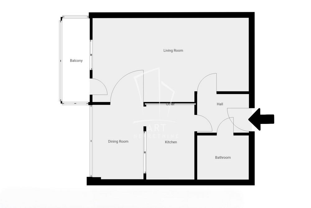 Stan na prodaju u Beogradu, Novi Beograd blok 45 (TC Enjub), jednoiposoban, 50m2, cena 168000 evra