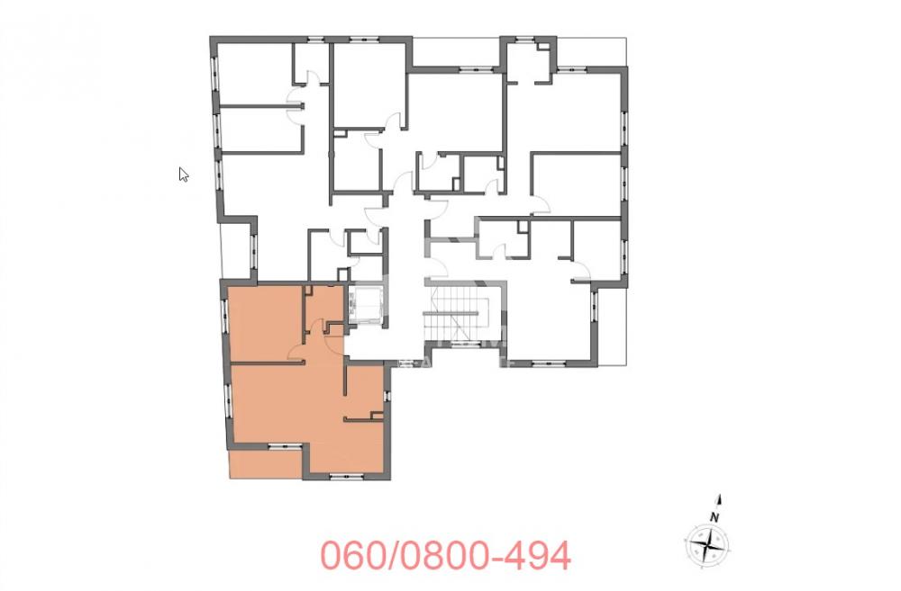 Stan na prodaju u Beogradu, Jajinci, jednoiposoban, 55m2, cena 144900 evra