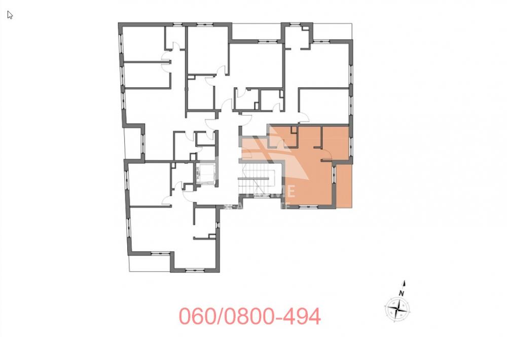 Stan na prodaju u Beogradu, Jajinci, dvosoban, 48m2, cena 123500 evra