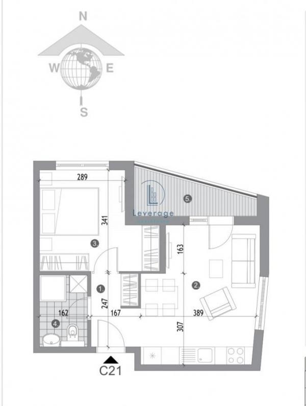 Stan na prodaju u Beogradu, Žarkovo, jednoiposoban, 39m2, cena 103974 evra