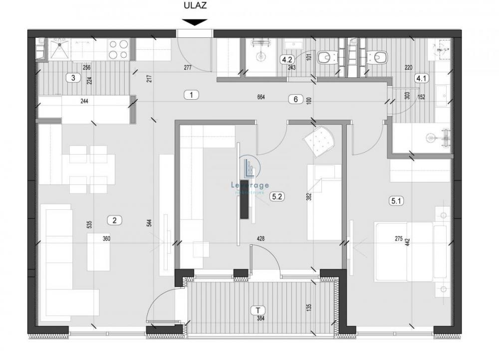 Stan na prodaju u Beogradu, Bulevar kralja Aleksandra, trosoban, 76m2, cena 230000 evra