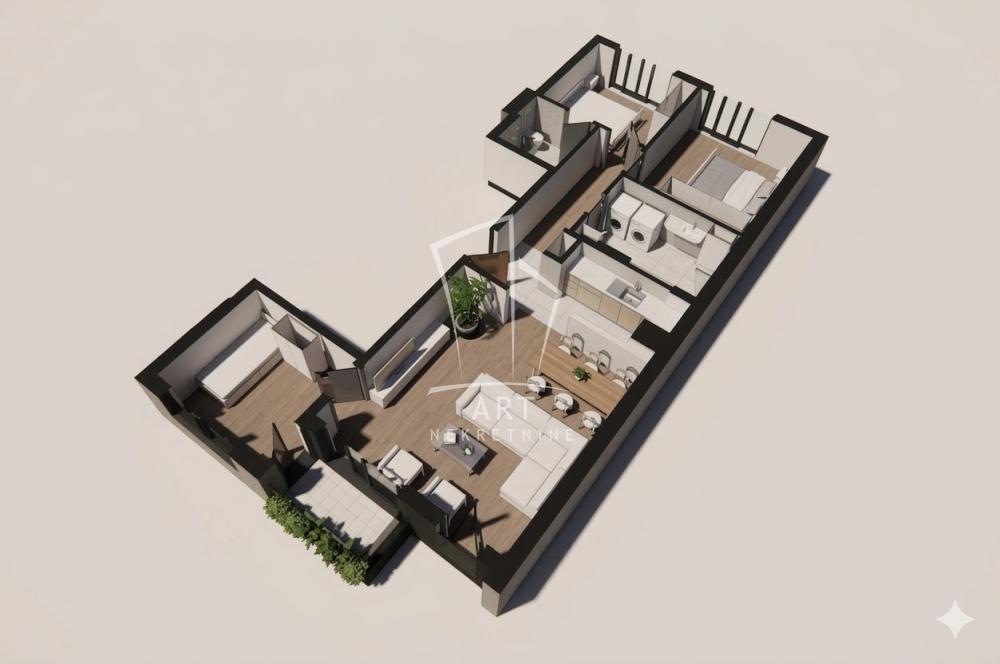 Stan na prodaju u Beogradu, Zvezdara, dvosoban, 76m2, cena 333000 evra