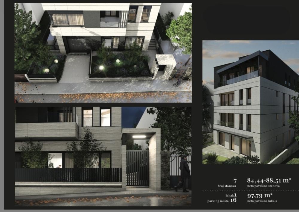 Stan na prodaju u Beogradu, Vračar, cetvorosoban, 85m2, cena 512700 evra