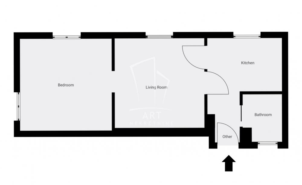 Stan na prodaju u Beogradu, Stari grad, jednoiposoban, 40m2, cena 260000 evra