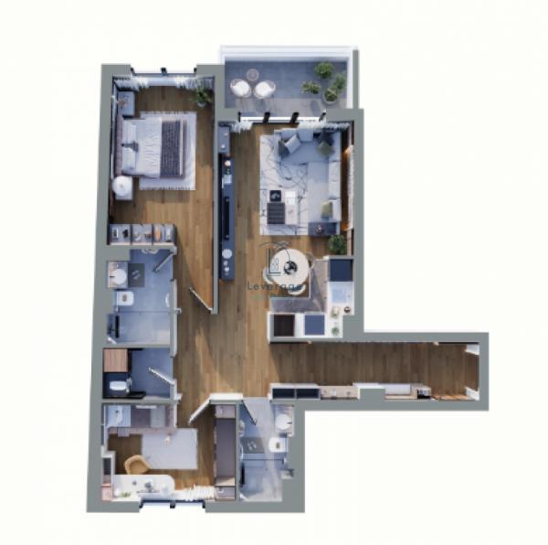 Stan na prodaju u Beogradu, Bežanijska kosa, trosoban, 78m2, cena 288119 evra