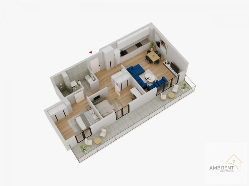 Stan na prodaju u Beogradu, trosoban, 85m2, cena 280797 evra