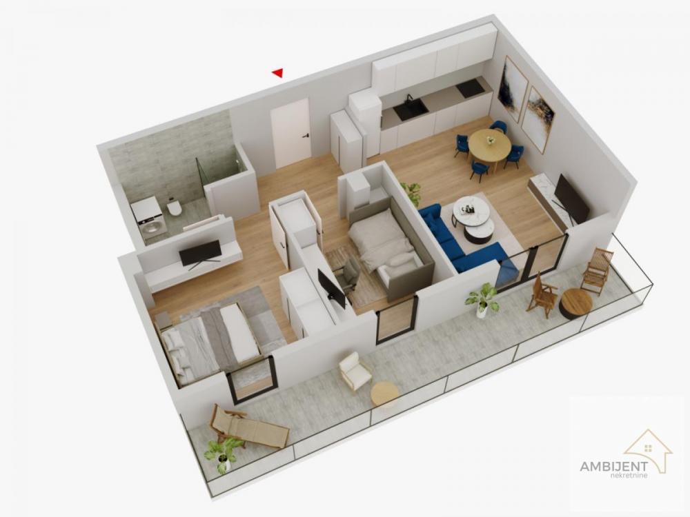 Stan na prodaju u Beogradu, dvoiposoban, 66m2, cena 220704 evra