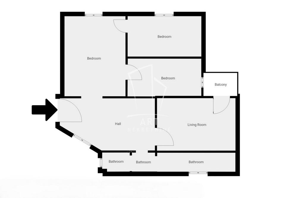 Stan na prodaju u Beogradu, Stari grad, cetvorosoban, 69m2, cena 310000 evra