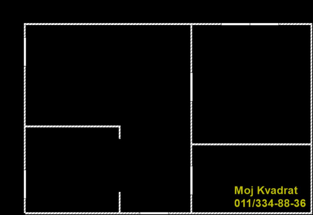 Stan na prodaju u Beogradu, Mirijevo, jednoiposoban, 37m2, cena 159000 evra