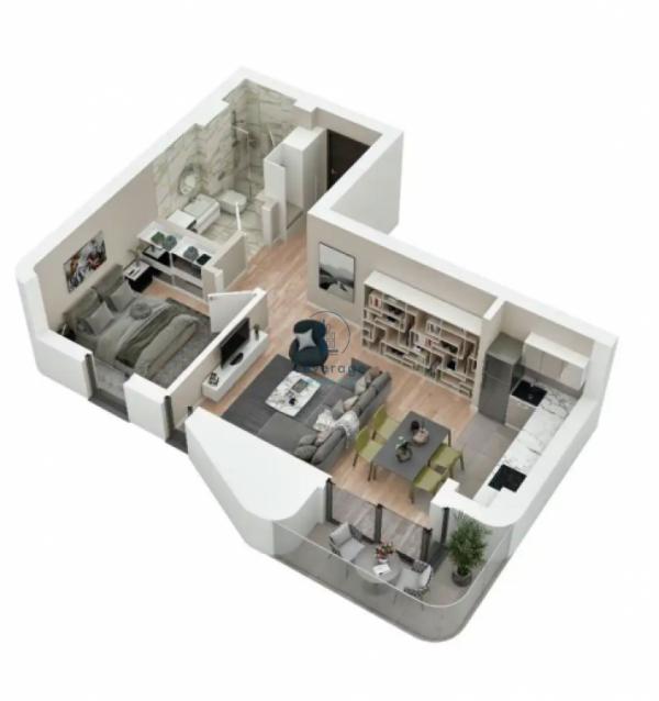 Stan na prodaju u Beogradu, Pašino brdo, dvosoban, 53m2, cena 207402 evra