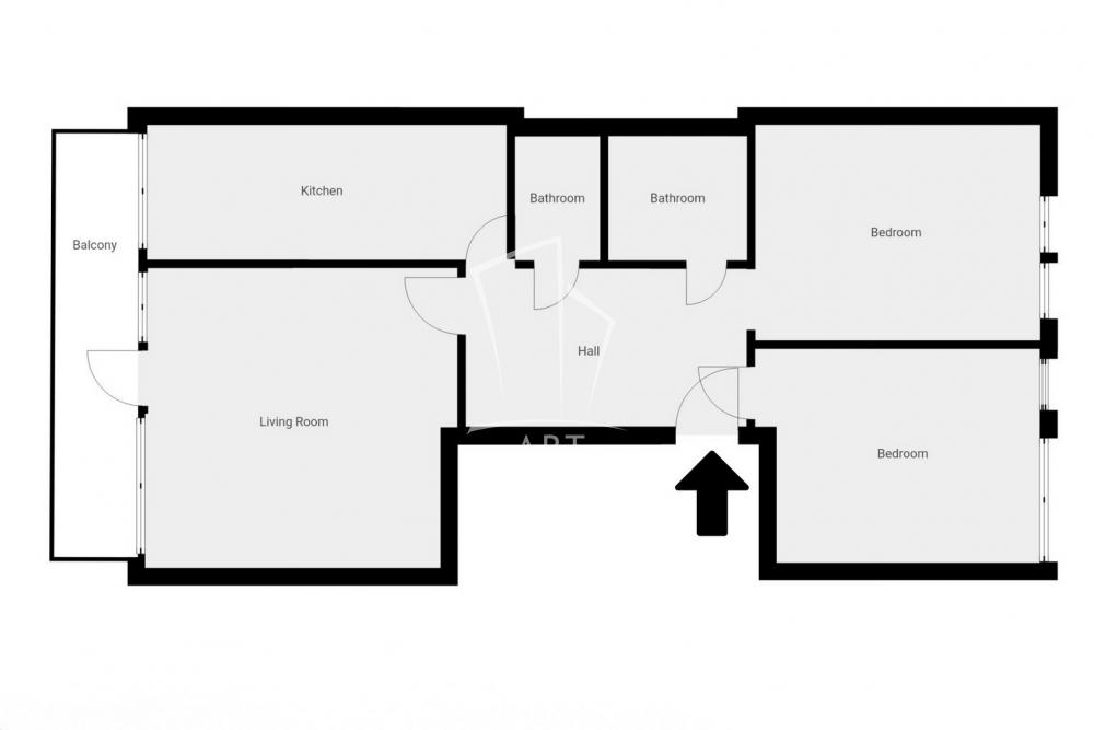 Stan na prodaju u Beogradu, Novi Beograd blok 21 (10. gimnazija), trosoban, 67m2, cena 217000 evra