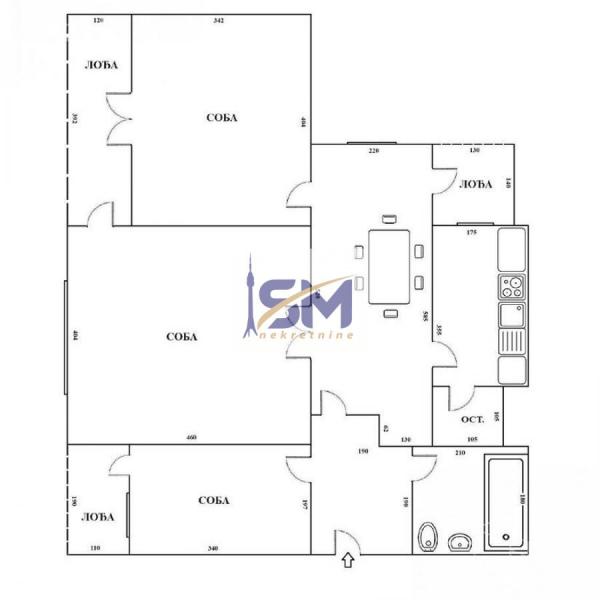 Stan na prodaju u Beogradu, Barajevo, dvoiposoban, 75m2, cena 76000 evra