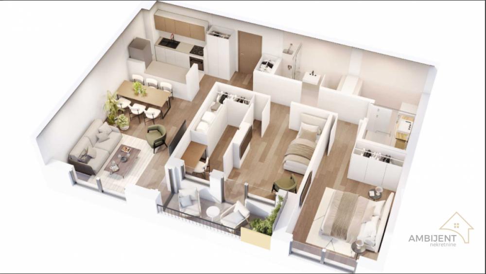 Stan na prodaju u Beogradu, Bulevar kralja Aleksandra, trosoban, 76m2, cena 230000 evra