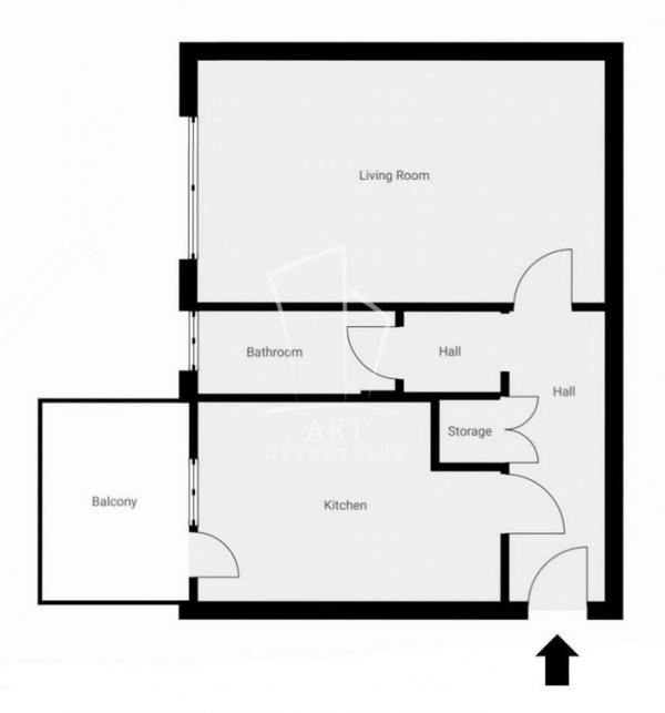 Stan na prodaju u Beogradu, Karaburma, jednosoban, 36m2, cena 100000 evra