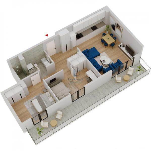 Stan na prodaju u Beogradu, Tošin bunar, trosoban, 85m2, cena 299516 evra