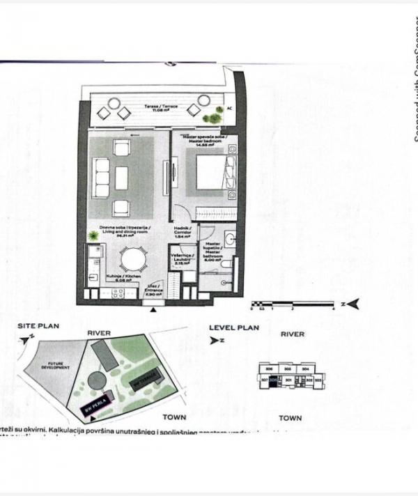 Stan na prodaju u Beogradu, Savski venac, dvosoban, 71m2, cena 425000 evra