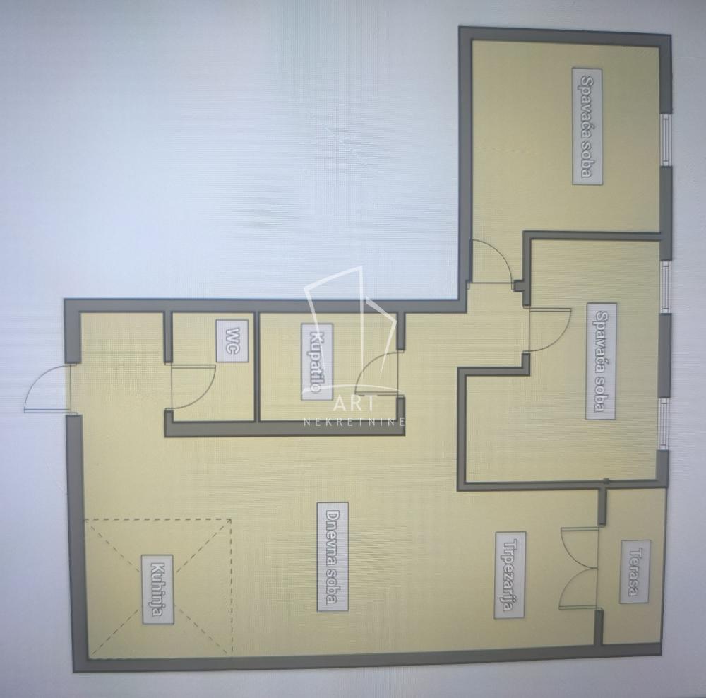 Stan na prodaju u Beogradu, Zemun, trosoban, 67m2, cena 217750 evra