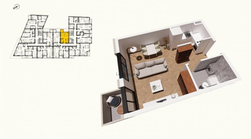 Stan na prodaju u Beogradu, Bulevar kralja Aleksandra, jednosoban, 30m2, cena 91740 evra