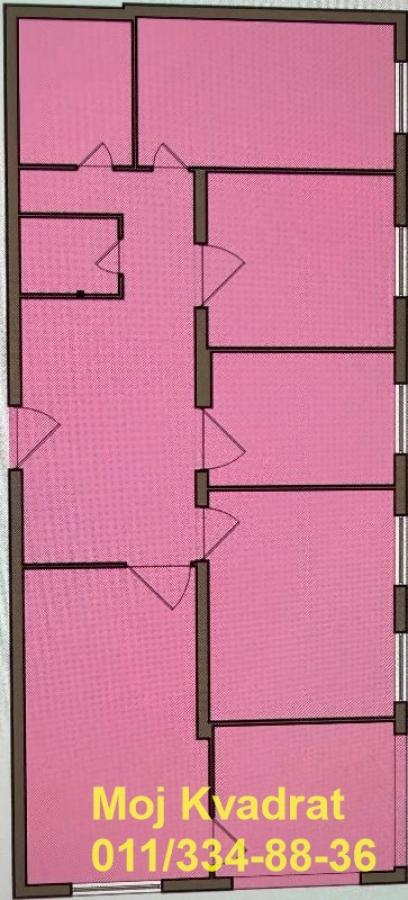 Stan na prodaju u Beogradu, Crveni Krst, troiposoban, 90m2, cena 295000 evra