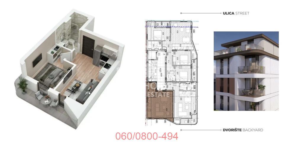 Stan na prodaju u Beogradu, Pašino brdo, dvosoban, 34m2, cena 136500 evra
