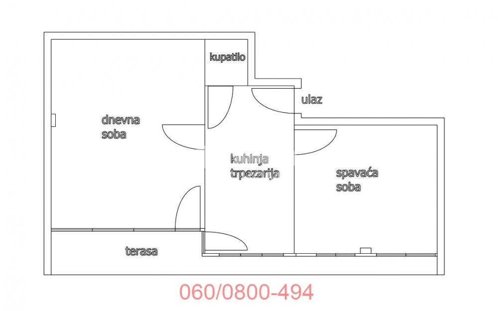 Stan na prodaju u Beogradu, Fontana, dvosoban, 62m2, cena 226000 evra