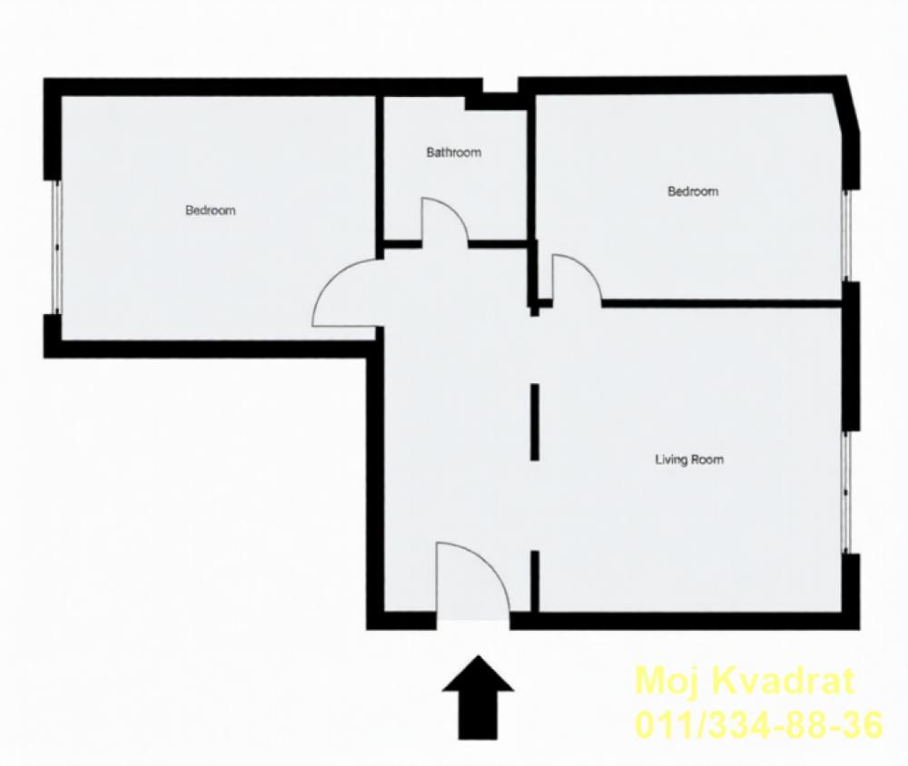Stan na prodaju u Beogradu, Crveni Krst, dvoiposoban, 66m2, cena 228000 evra