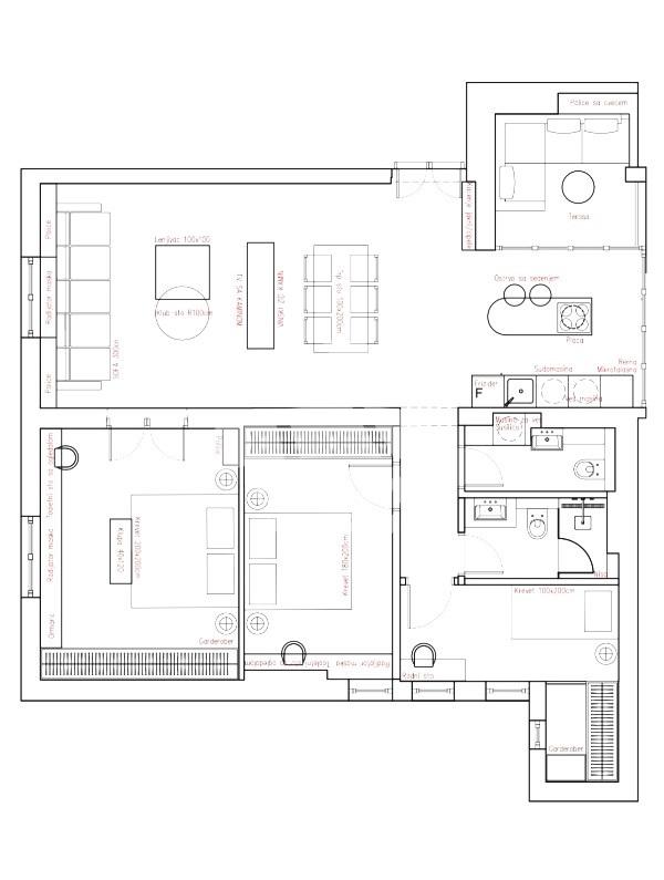 Stan na prodaju u Beogradu, Vračar, cetvorosoban, 101m2, cena 530000 evra