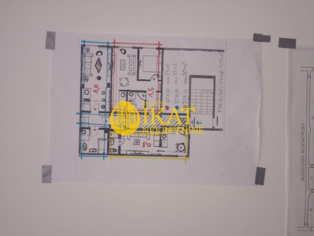 Stan na prodaju u Beogradu, Dušanovac, dvosoban, 103m2, cena 206000 evra