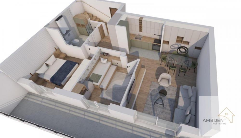 Stan na prodaju u Beogradu, Zemun, troiposoban, 107m2, cena 340000 evra