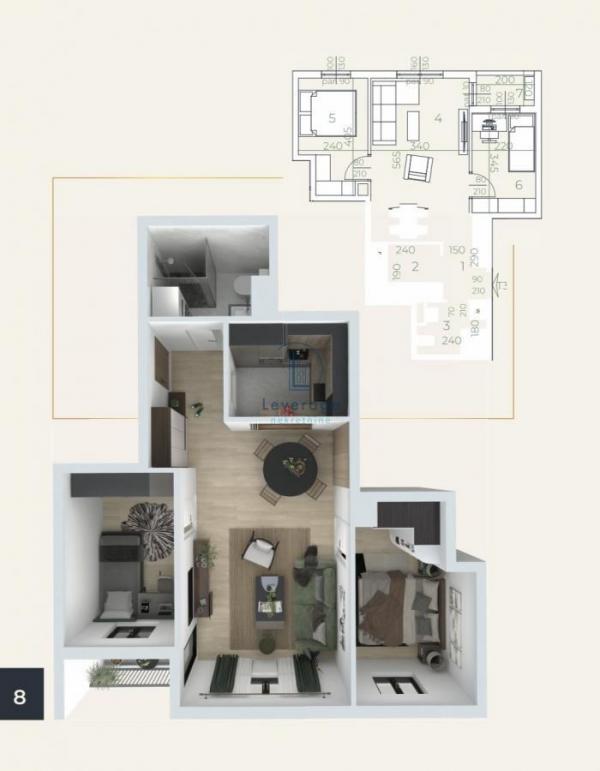 Stan na prodaju u Beogradu, Grocka, trosoban, 50m2, cena 89000 evra