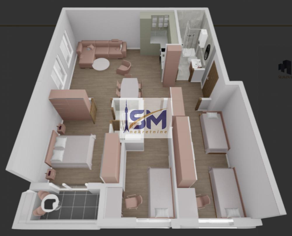 Stan na prodaju u Beogradu, Mirijevo, cetvorosoban, 70m2, cena 190726 evra