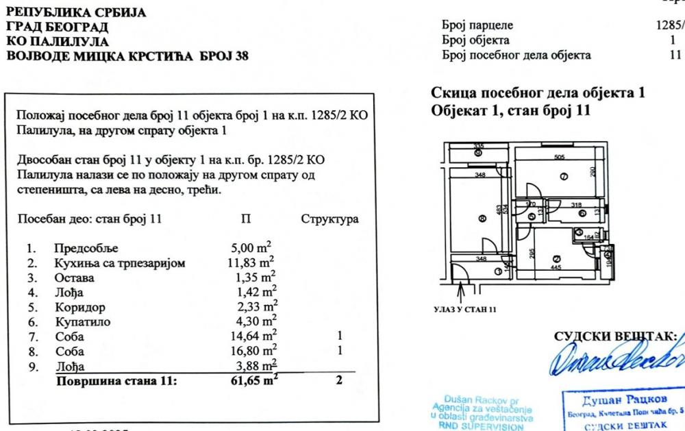 Stan na prodaju u Beogradu, Karaburma, 62m2, cena 159900 evra