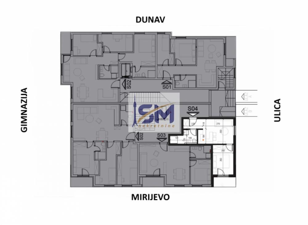 Stan na prodaju u Beogradu, Mirijevo, dvosoban, 33m2, cena 87828 evra