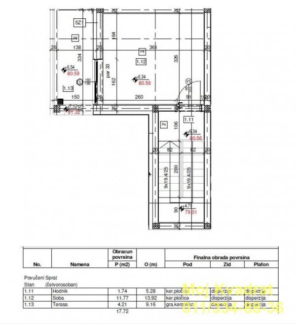 Stan na prodaju u Beogradu, Borča, cetvorosoban, 86m2, cena 180000 evra